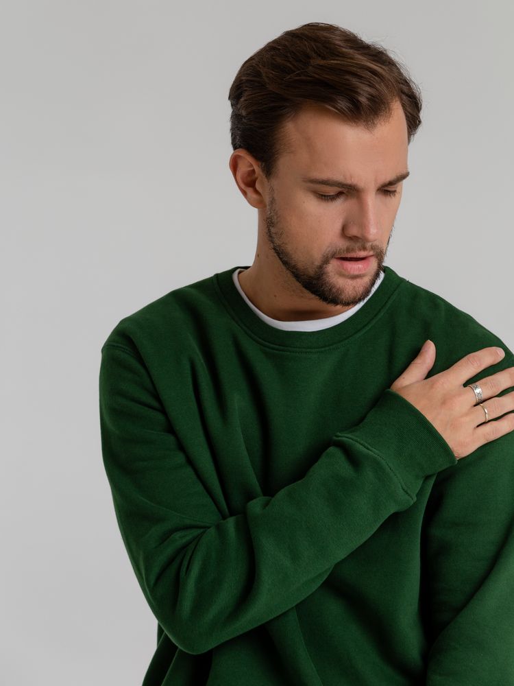 Свитшот унисекс King, темно-зеленый — изображение 8