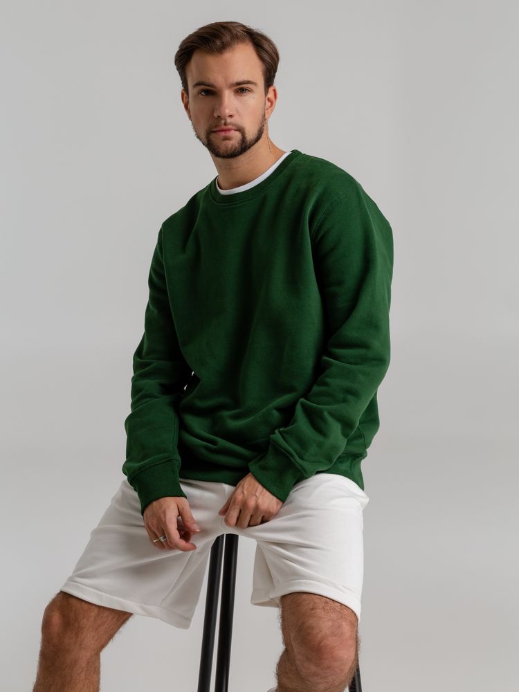 Свитшот унисекс King, темно-зеленый — изображение 6