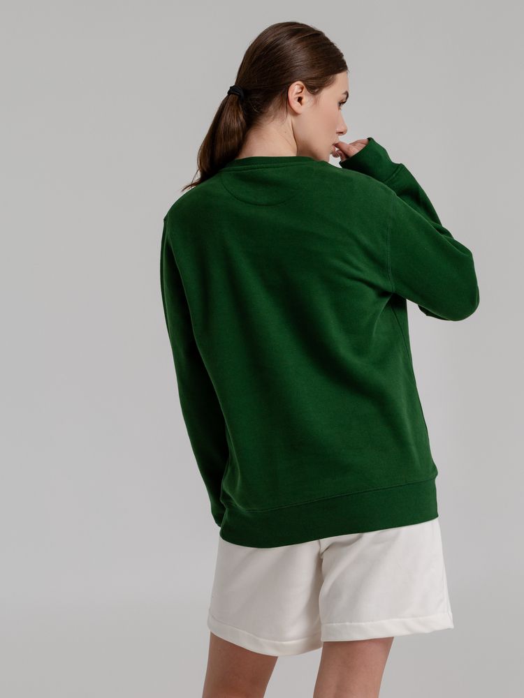 Свитшот унисекс King, темно-зеленый — изображение 5