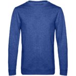 Свитшот унисекс Set In, ярко-синий меланж