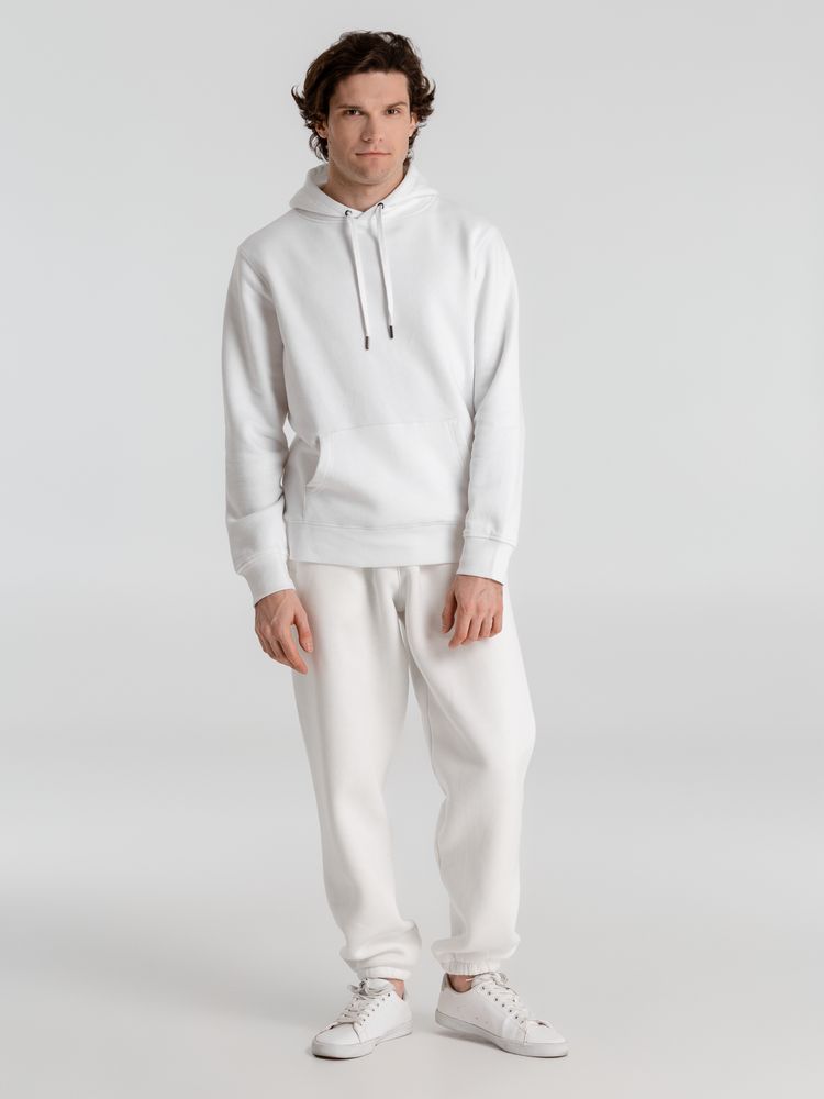 Толстовка с капюшоном унисекс King, белая — изображение 8