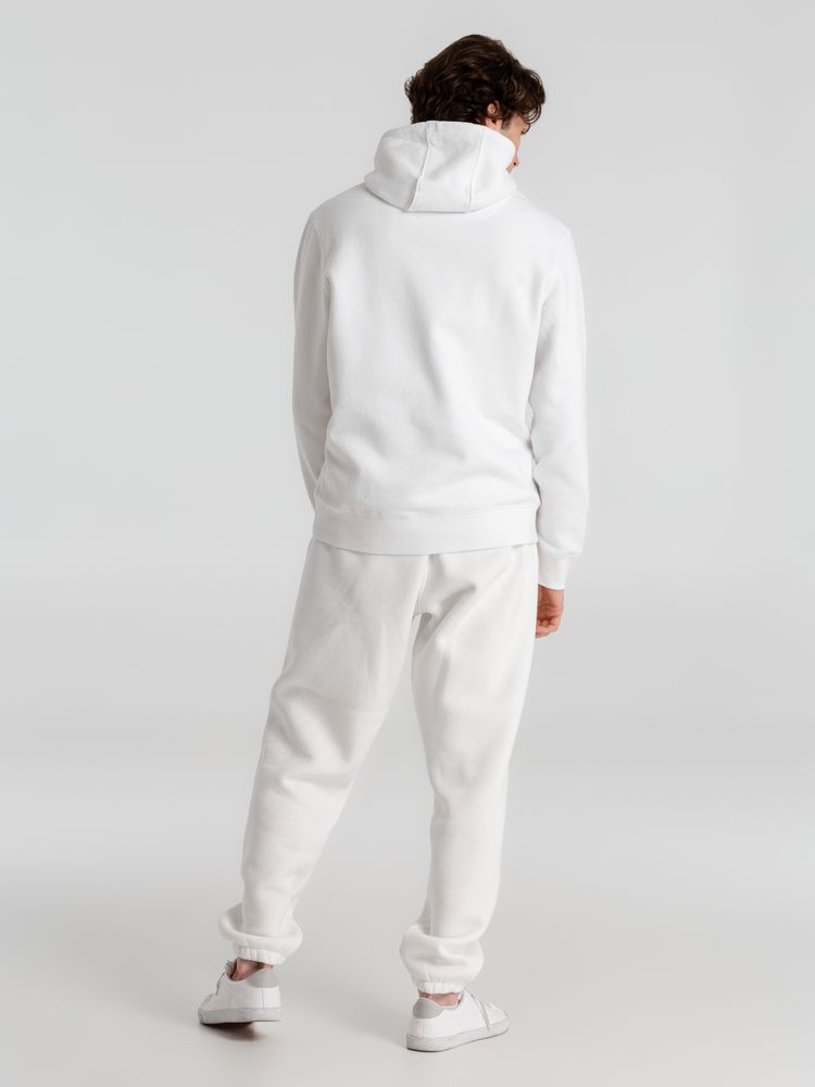 Толстовка с капюшоном унисекс King, белая — изображение 10