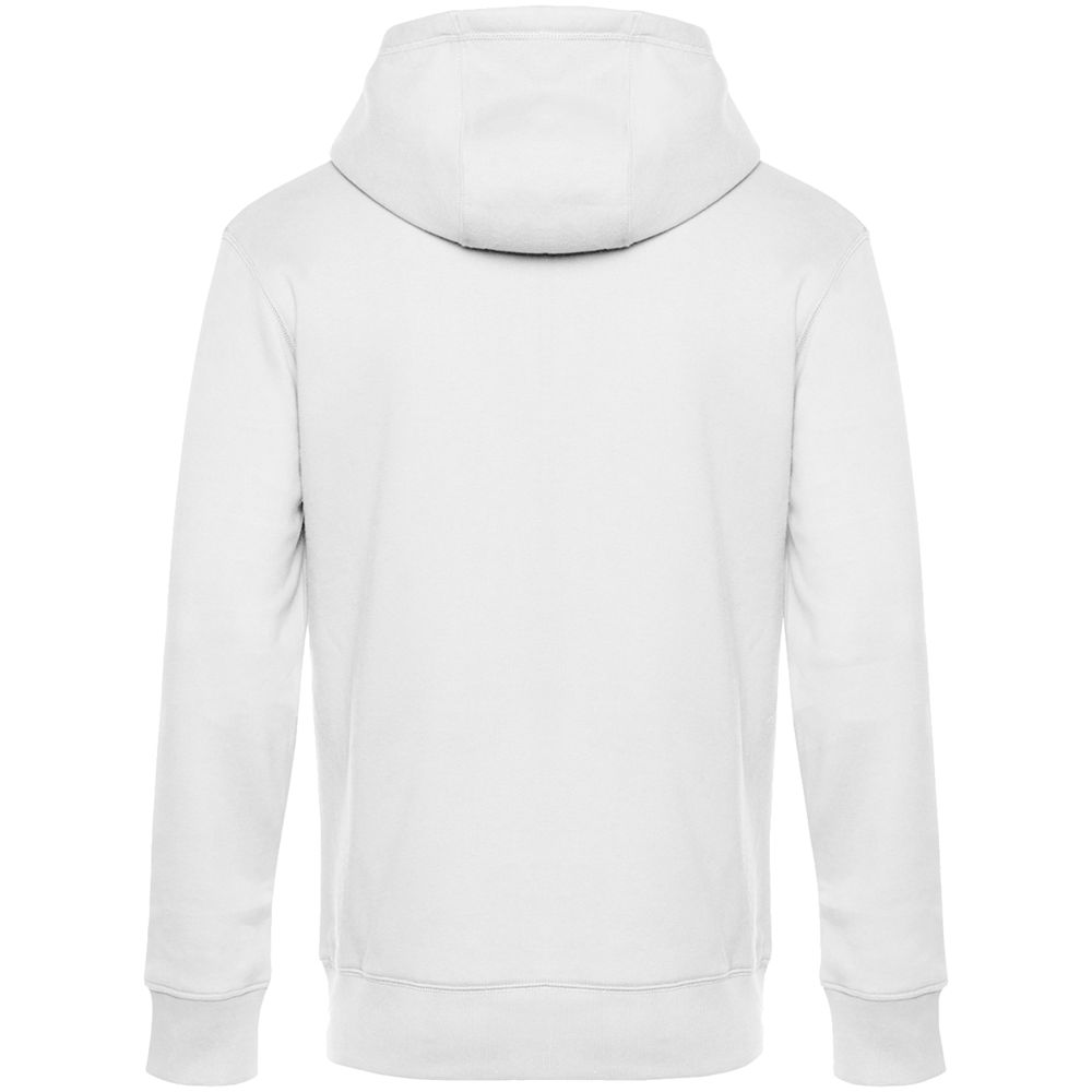 Толстовка с капюшоном унисекс King, белая — изображение 2