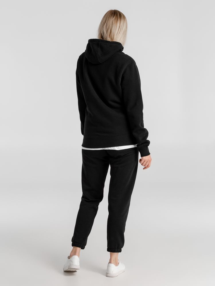 Толстовка с капюшоном унисекс King, черная — изображение 6