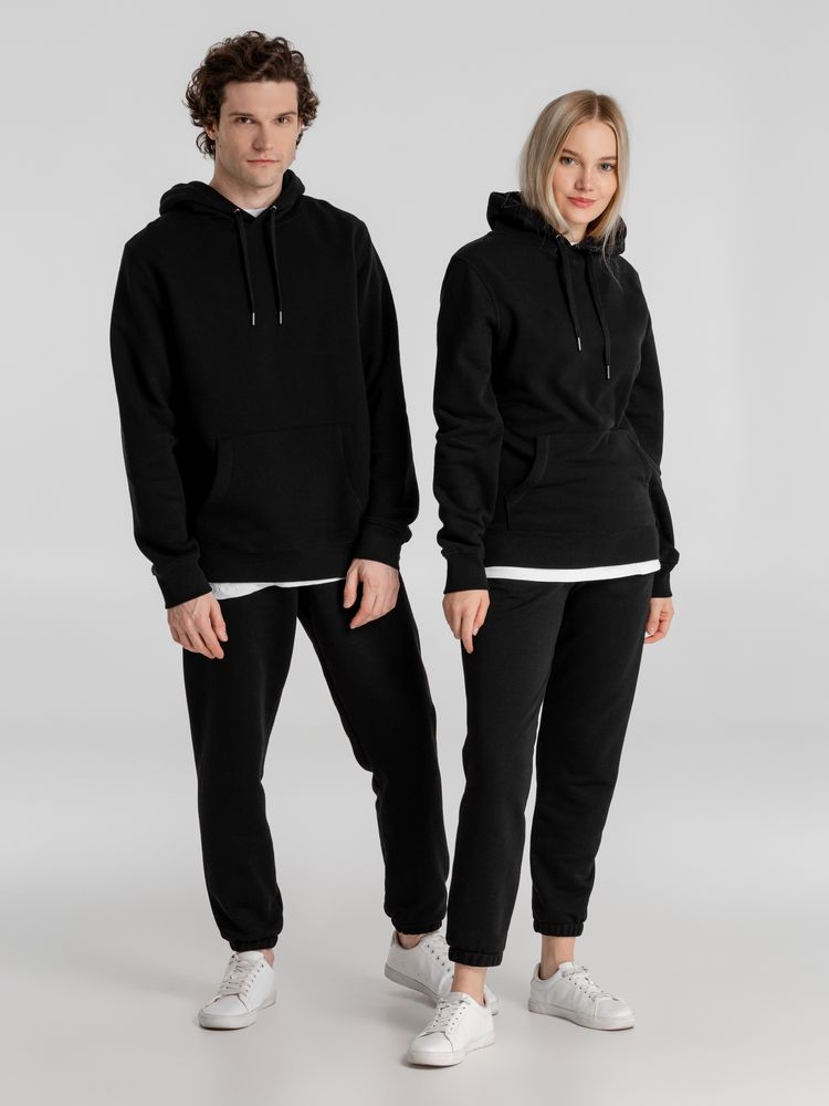 Толстовка с капюшоном унисекс King, черная — изображение 11