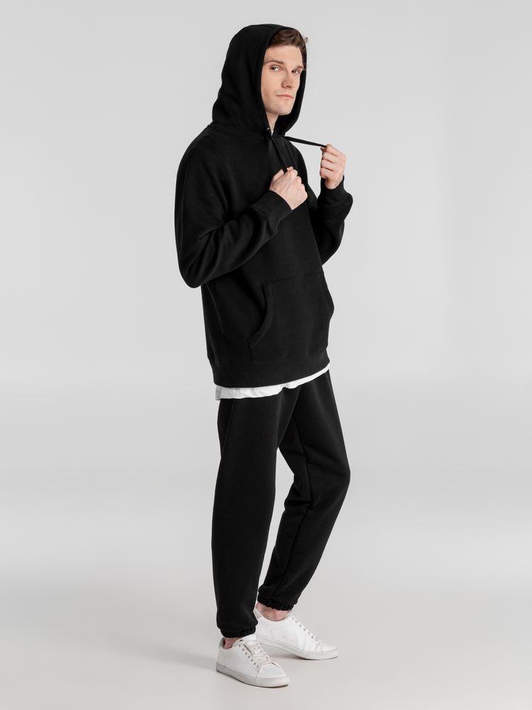 Толстовка с капюшоном унисекс King, черная — изображение 9