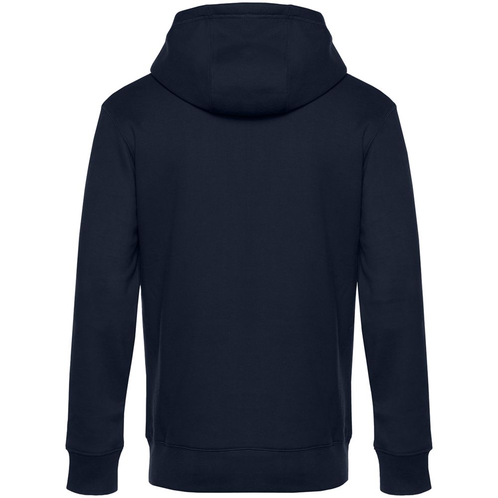 Толстовка с капюшоном унисекс King, темно-синяя — изображение 2