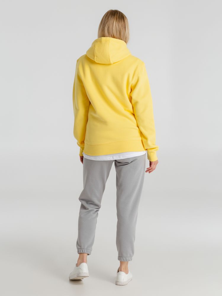 Толстовка с капюшоном унисекс King, желтая — изображение 10