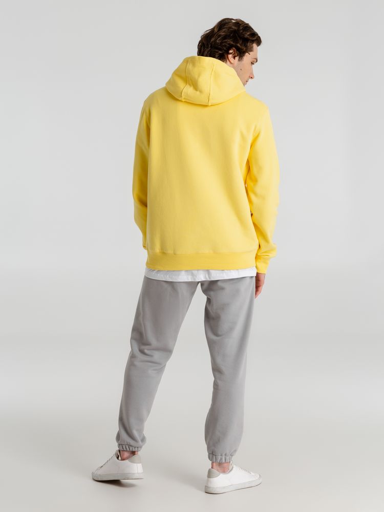 Толстовка с капюшоном унисекс King, желтая — изображение 6