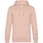 Толстовка с капюшоном унисекс King, розовая