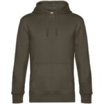 Толстовка с капюшоном унисекс King, хаки