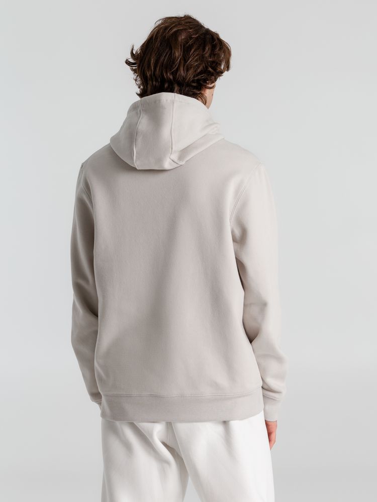 Толстовка с капюшоном унисекс King, дымчато-серая — изображение 4