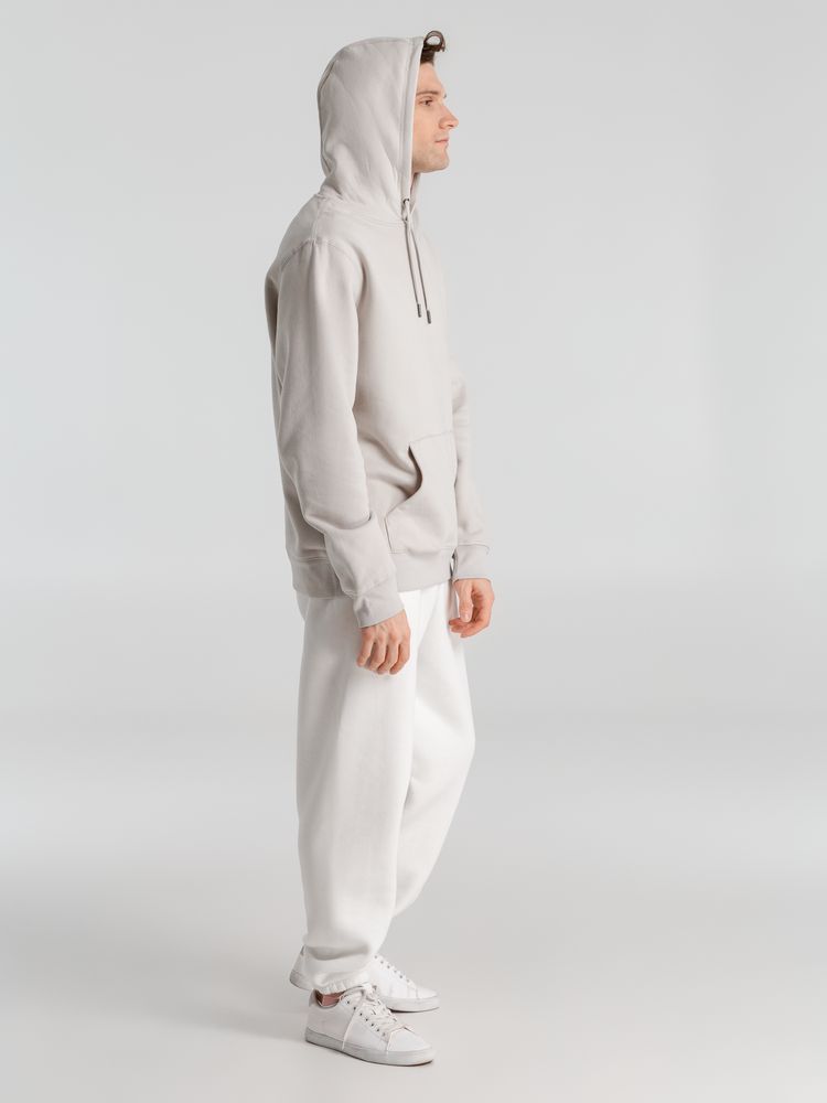 Толстовка с капюшоном унисекс King, дымчато-серая — изображение 6