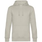 Толстовка с капюшоном унисекс King, дымчато-серая