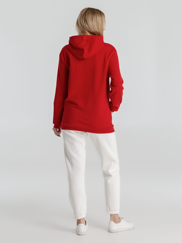 Толстовка с капюшоном унисекс Hoodie, красная — изображение 15