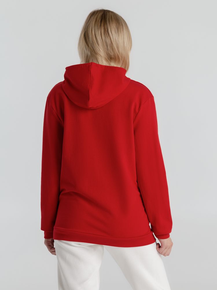 Толстовка с капюшоном унисекс Hoodie, красная — изображение 12