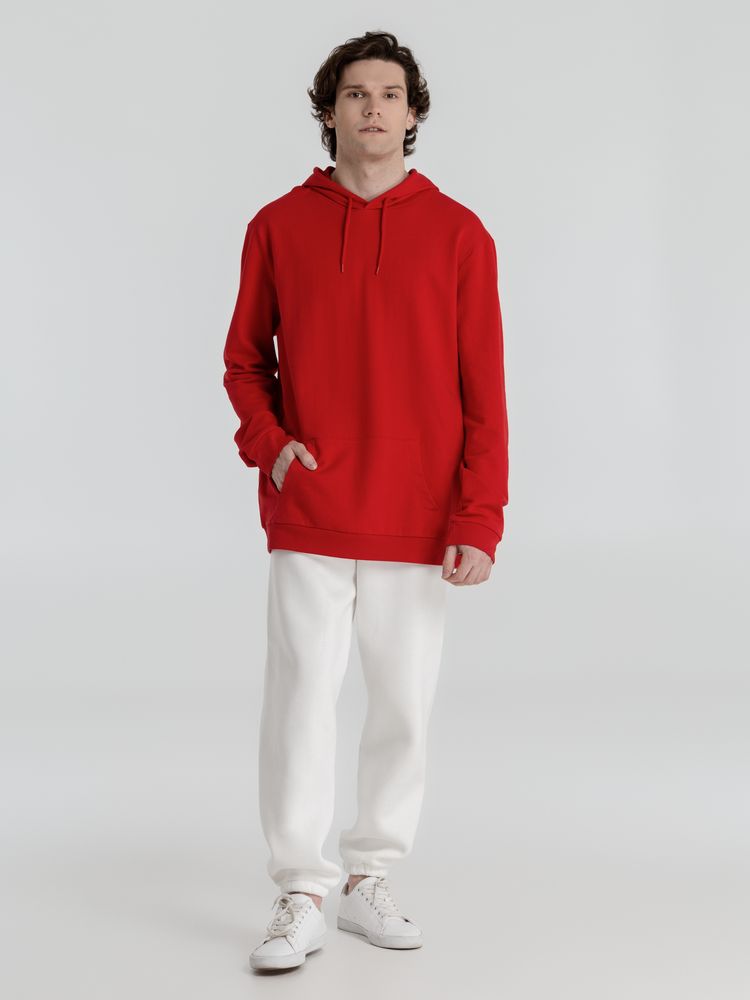 Толстовка с капюшоном унисекс Hoodie, красная — изображение 8