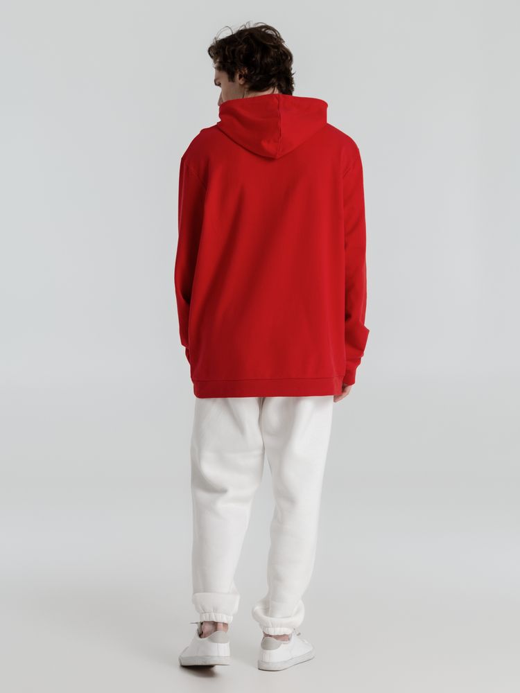 Толстовка с капюшоном унисекс Hoodie, красная — изображение 10