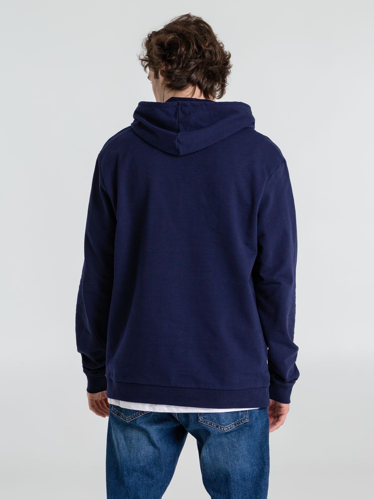Толстовка с капюшоном унисекс Hoodie, темно-синяя — изображение 12
