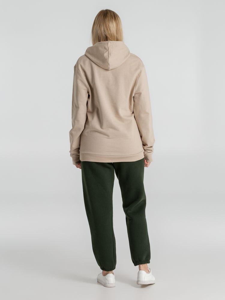 Толстовка с капюшоном унисекс Hoodie, бежевая — изображение 13