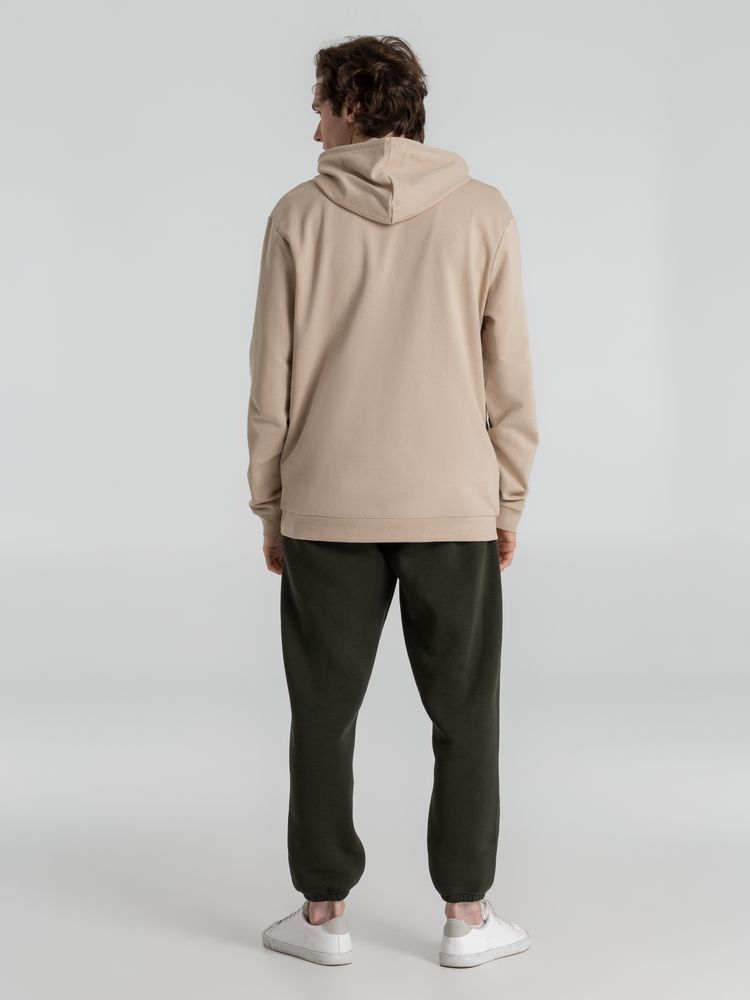 Толстовка с капюшоном унисекс Hoodie, бежевая — изображение 9