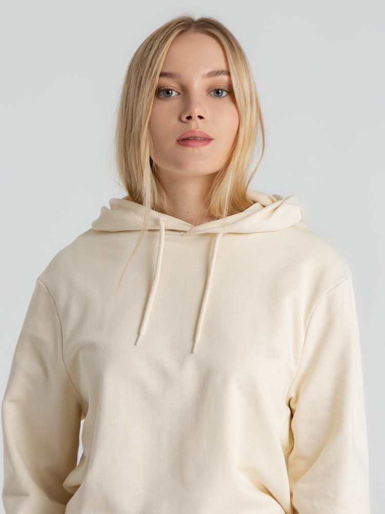 Толстовка с капюшоном унисекс Hoodie, светло-желтая — изображение 6