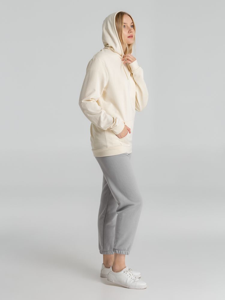 Толстовка с капюшоном унисекс Hoodie, светло-желтая — изображение 8