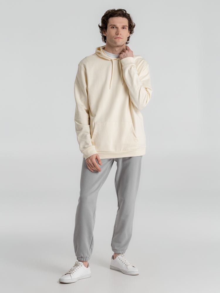 Толстовка с капюшоном унисекс Hoodie, светло-желтая — изображение 11