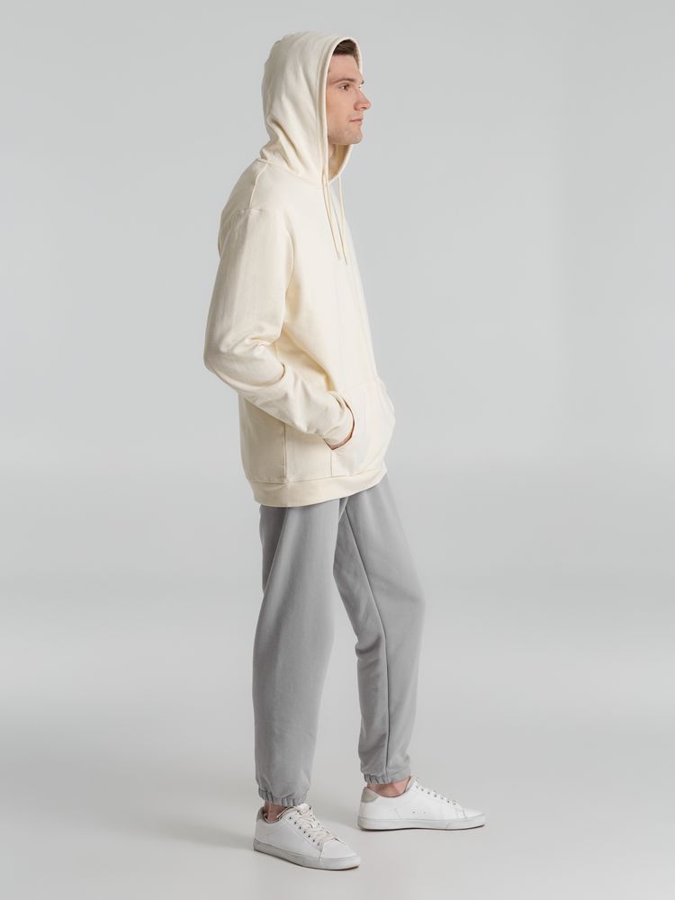 Толстовка с капюшоном унисекс Hoodie, светло-желтая — изображение 12
