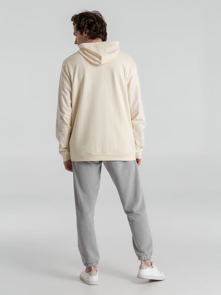 Толстовка с капюшоном унисекс Hoodie, светло-желтая — изображение 13