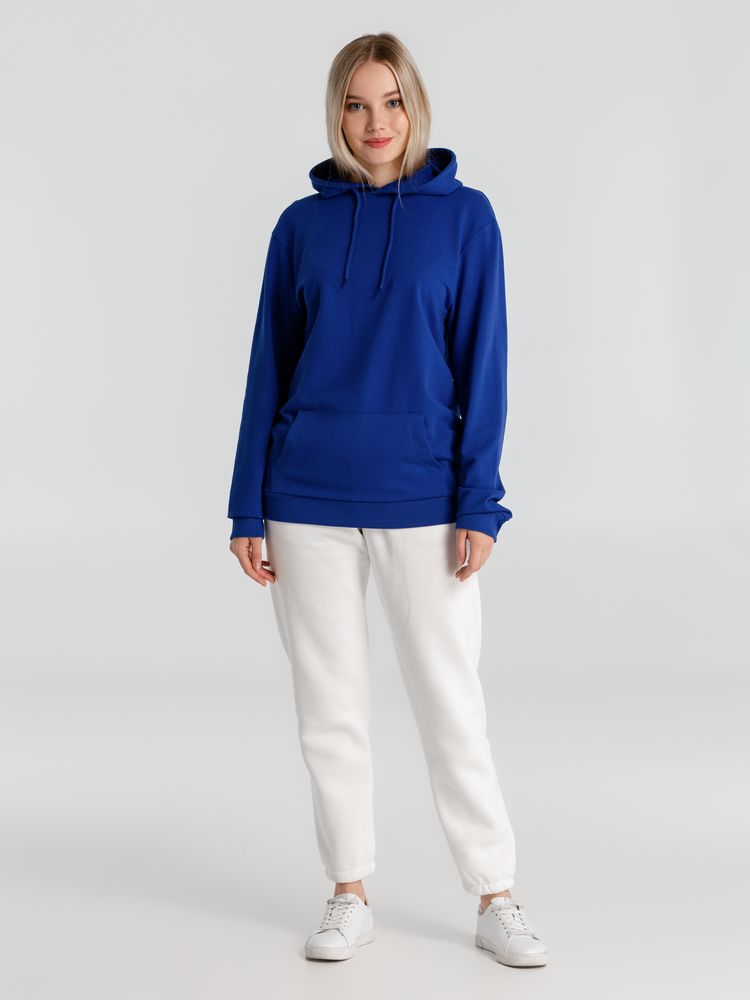 Толстовка с капюшоном унисекс Hoodie, ярко-синяя — изображение 8