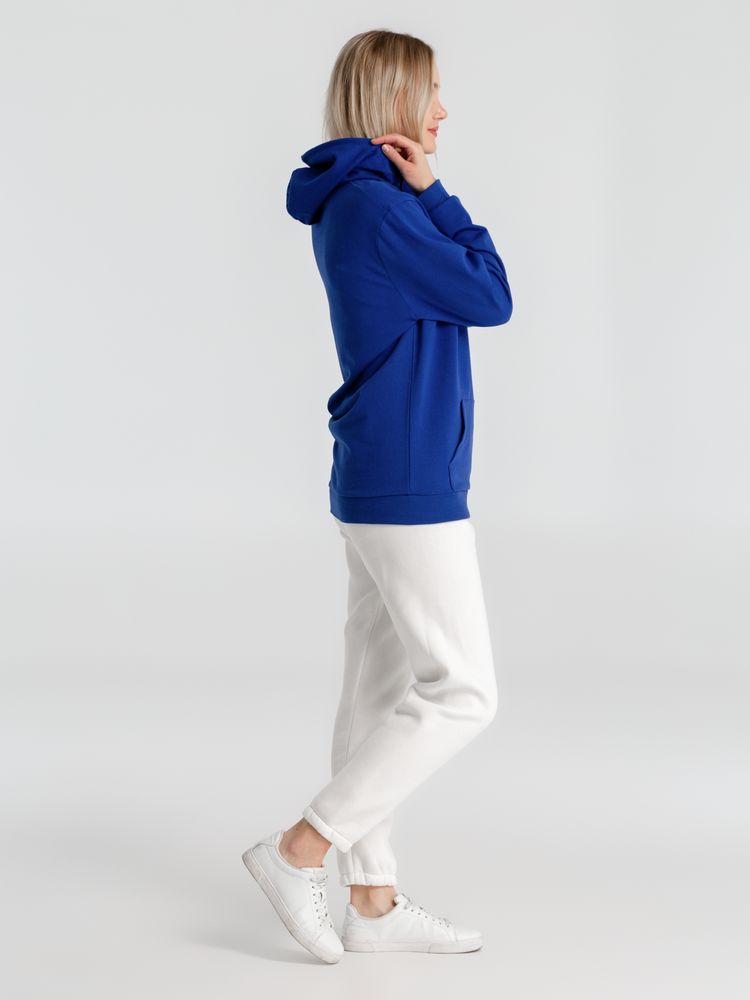Толстовка с капюшоном унисекс Hoodie, ярко-синяя — изображение 9