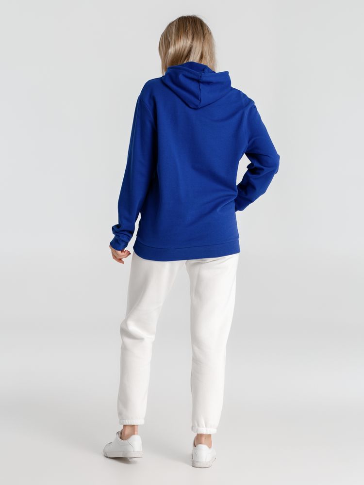 Толстовка с капюшоном унисекс Hoodie, ярко-синяя — изображение 10