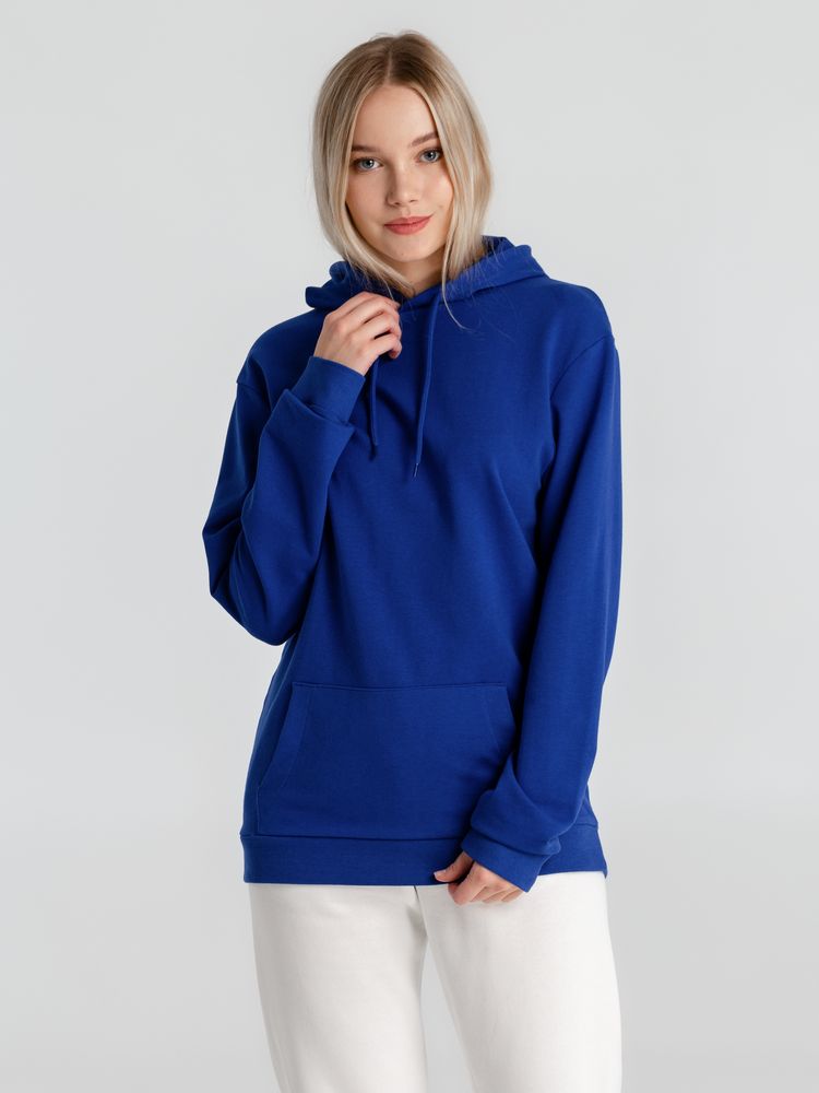 Толстовка с капюшоном унисекс Hoodie, ярко-синяя — изображение 6