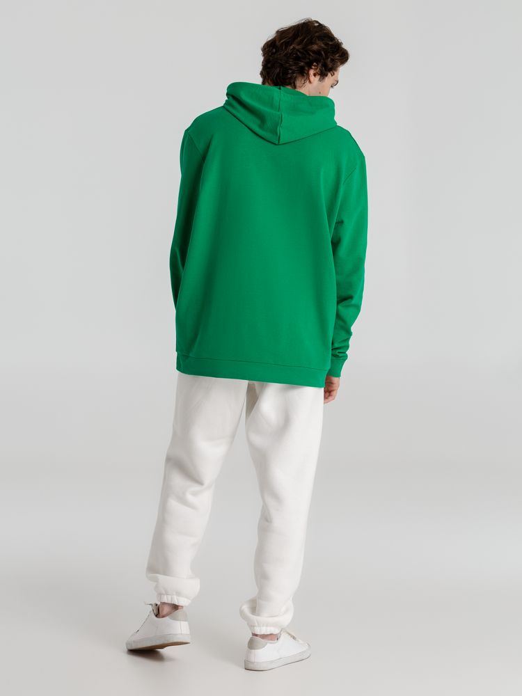 Толстовка с капюшоном унисекс Hoodie, зеленая — изображение 13