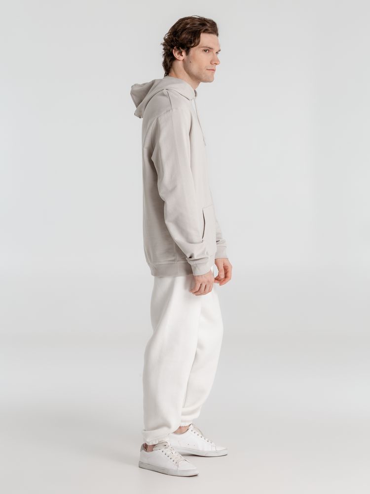 Толстовка с капюшоном унисекс Hoodie, дымчато-серая — изображение 9