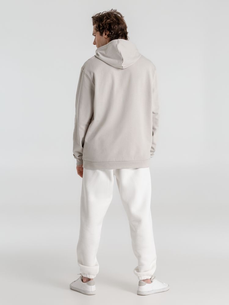 Толстовка с капюшоном унисекс Hoodie, дымчато-серая — изображение 10