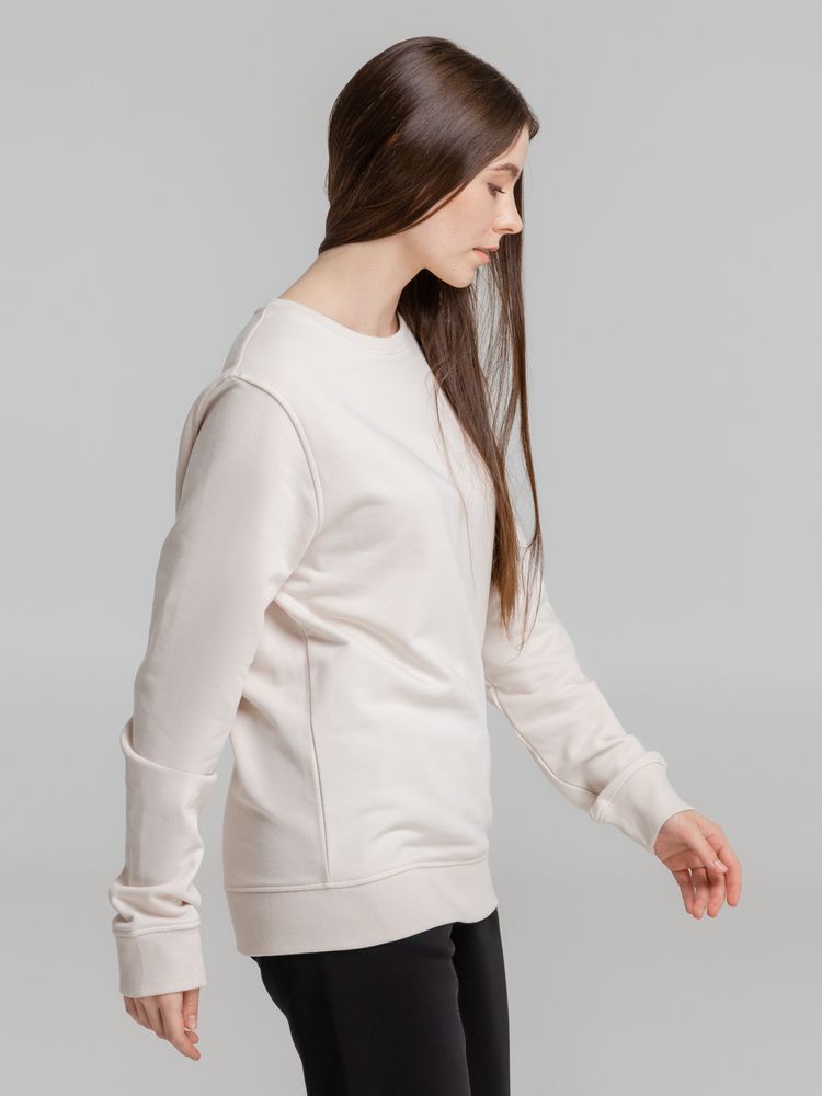 Свитшот унисекс BNC Inspire (Organic), молочно-белый — изображение 10