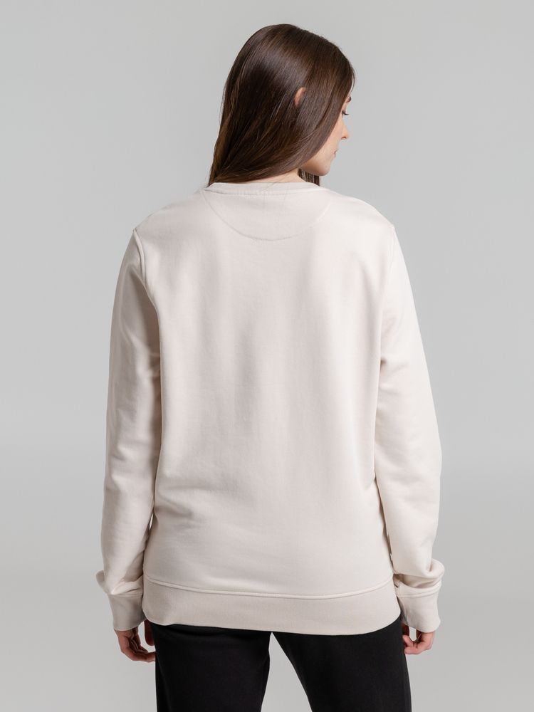 Свитшот унисекс BNC Inspire (Organic), молочно-белый — изображение 11