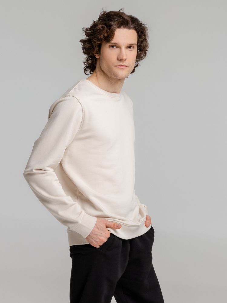 Свитшот унисекс BNC Inspire (Organic), молочно-белый — изображение 6