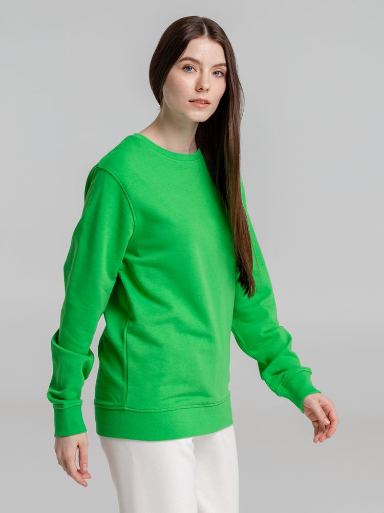 Свитшот унисекс BNC Inspire (Organic), зеленый — изображение 10