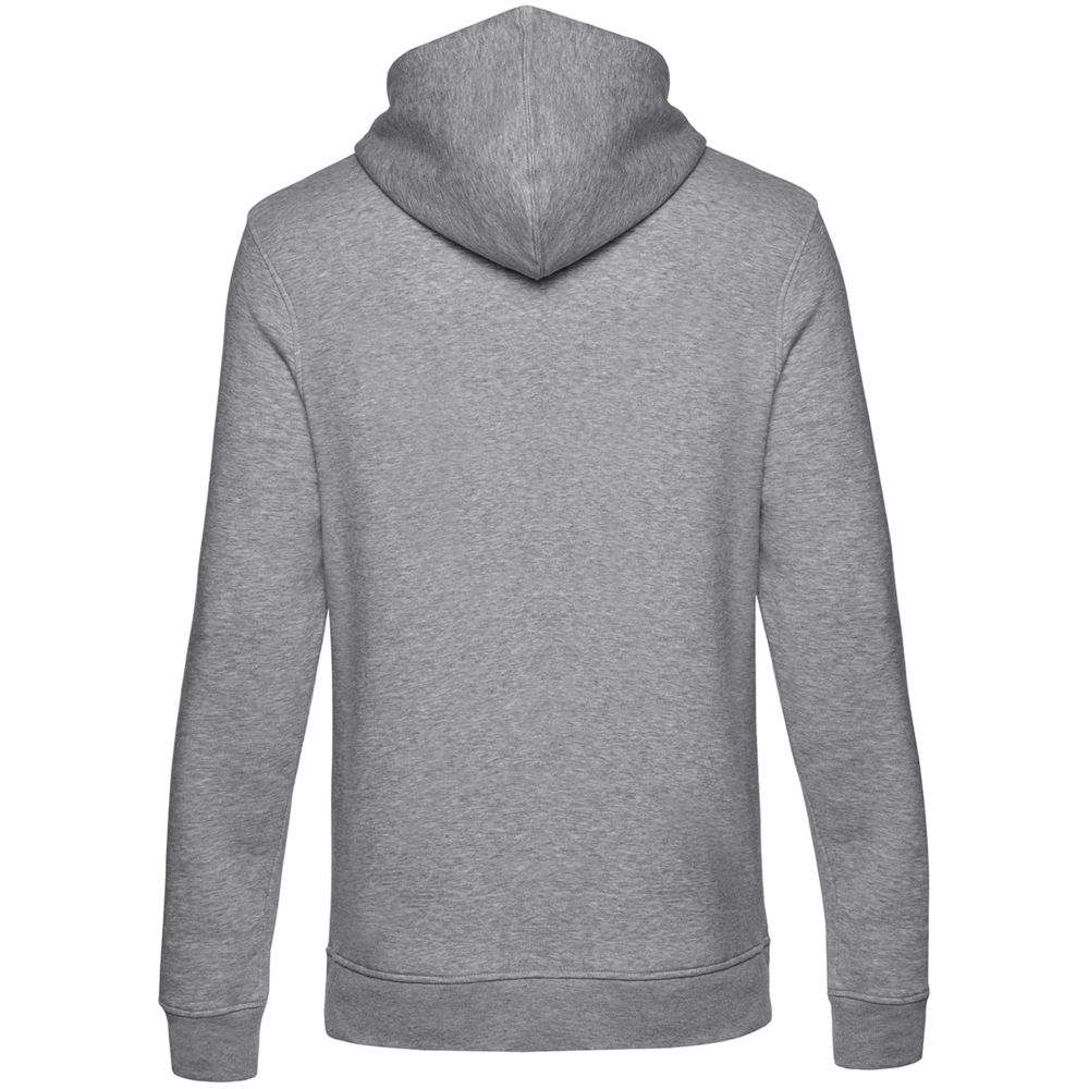 Толстовка с капюшоном унисекс BNC Inspire (Organic), серый меланж — изображение 2