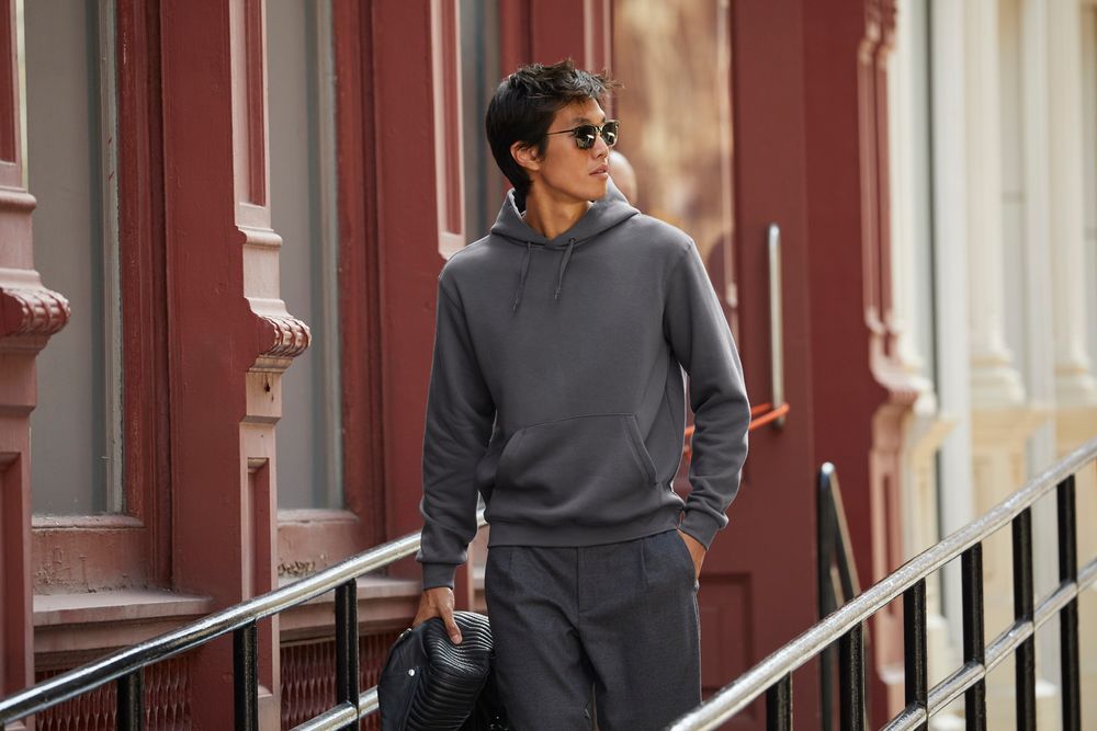 Толстовка Hooded, фиолетовая — изображение 2