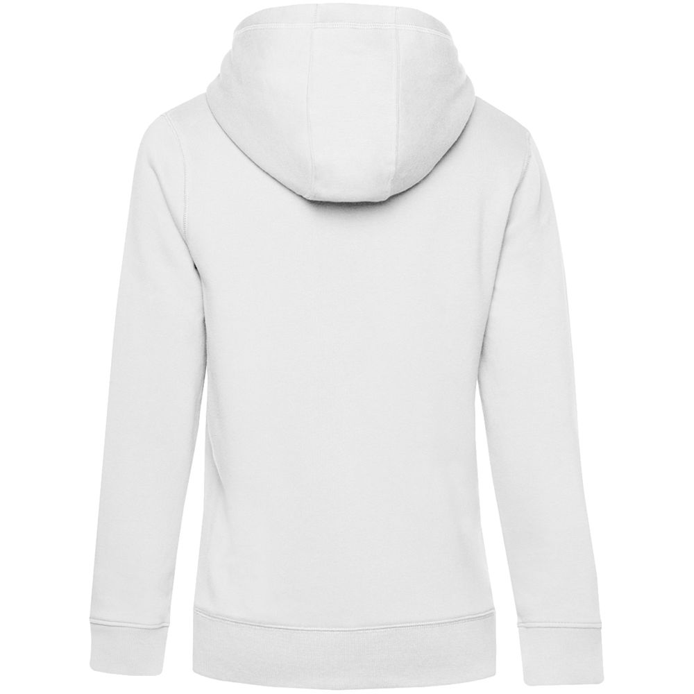 Толстовка с капюшоном женская Queen, белая — изображение 2