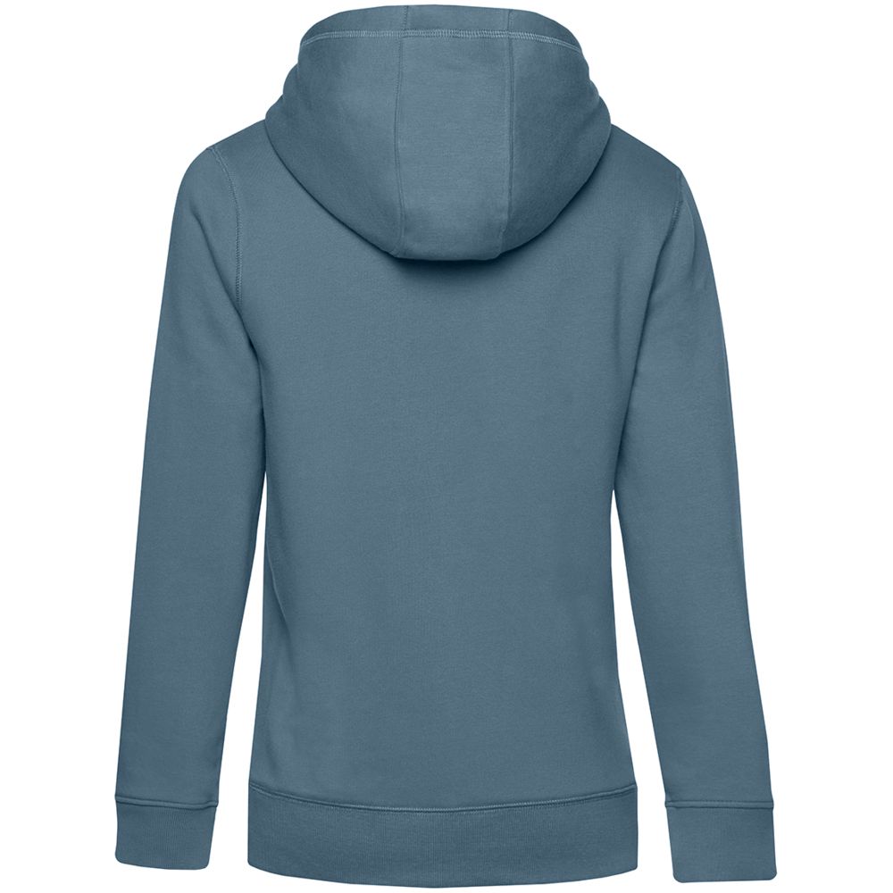 Толстовка с капюшоном женская Queen, серо-синяя — изображение 2