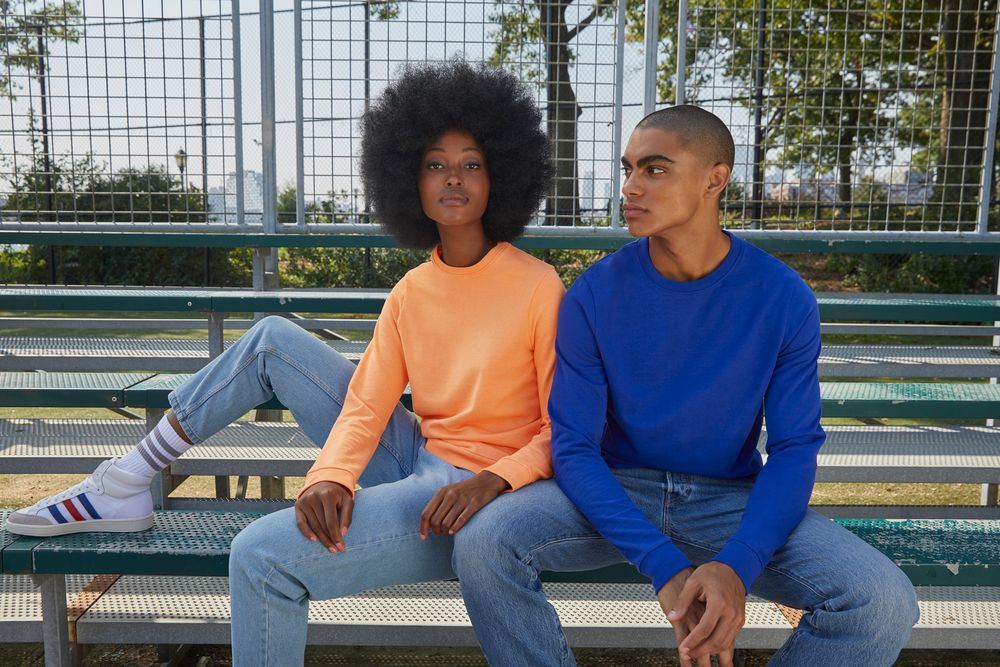 Свитшот женский Set In, фиолетовый меланж — изображение 6