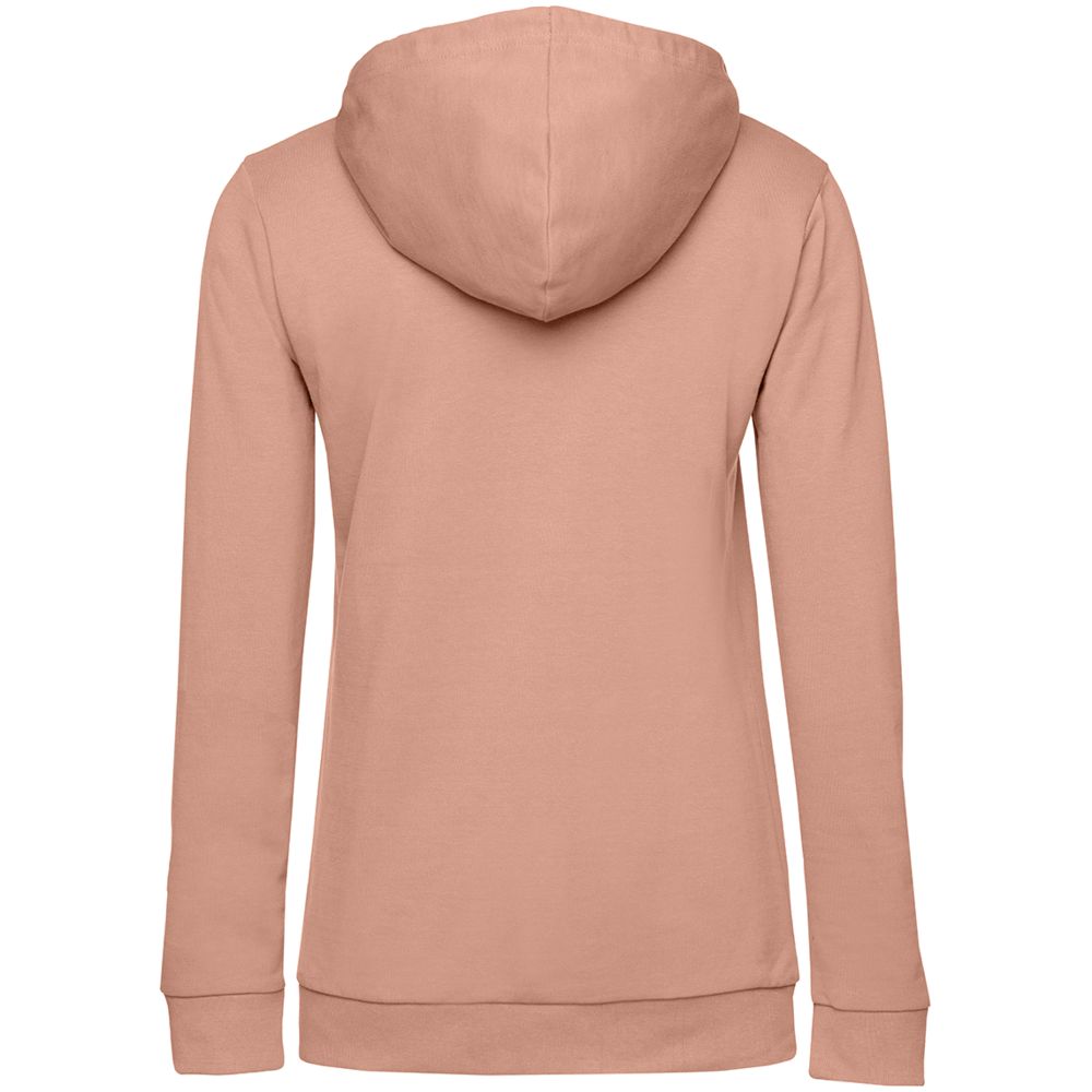 Толстовка с капюшоном женская Hoodie, бежевая (nude) — изображение 2