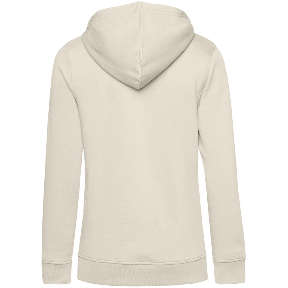 Толстовка с капюшоном женская BNC Inspire (Organic), молочно-белая — изображение 2