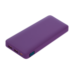 Внешний аккумулятор с подсветкой Анкор Плюс PD (Ancor PD Plus) 10000 mAh, фиолетовый