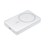 Внешний аккумулятор Атлантис Плюс PD (Atlantis PD Plus) 10000mAh с функцией беспроводной зарядки 15W, серебряный